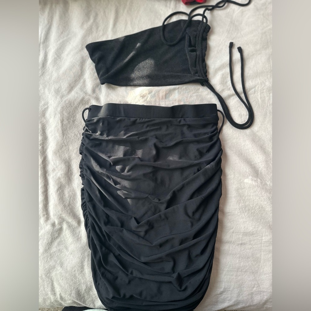 Black Princess Polly Skirt and Top Set